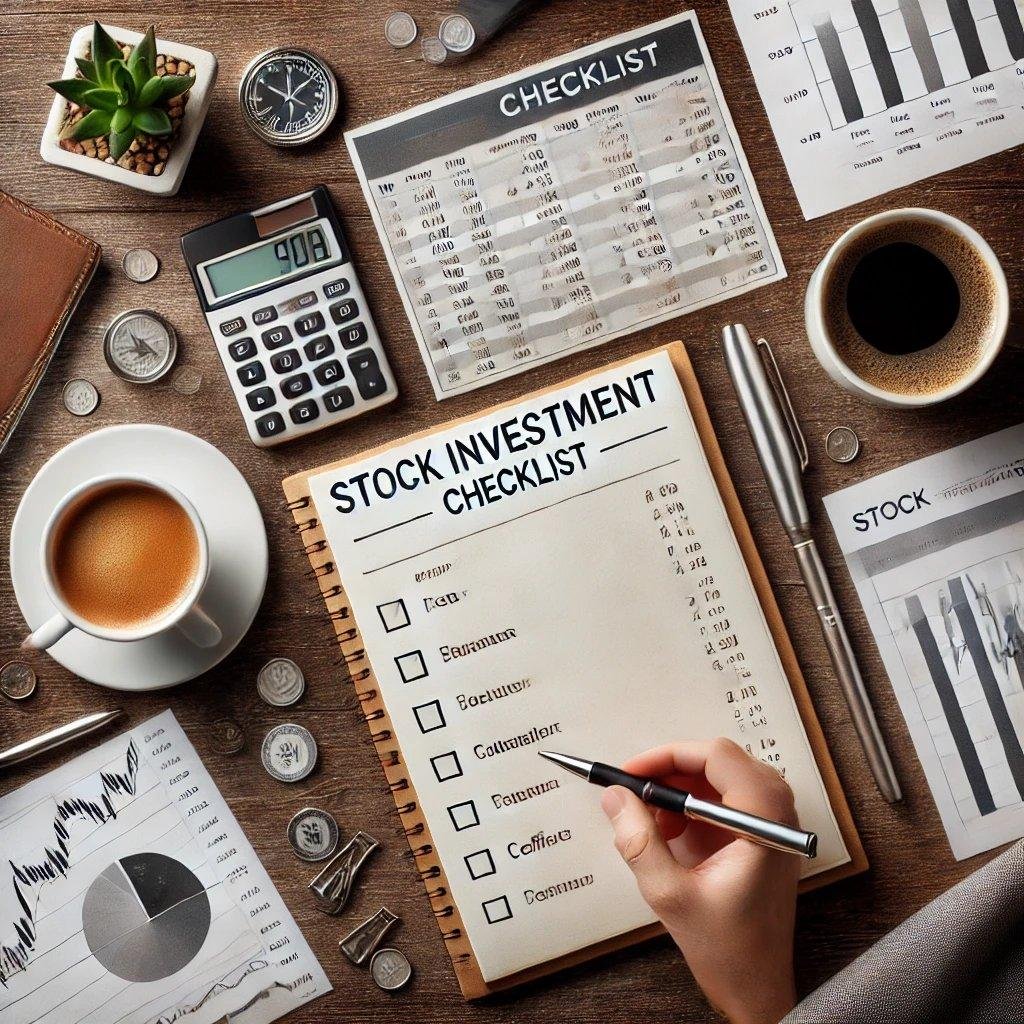 Investment checklist for evaluating financial opportunities