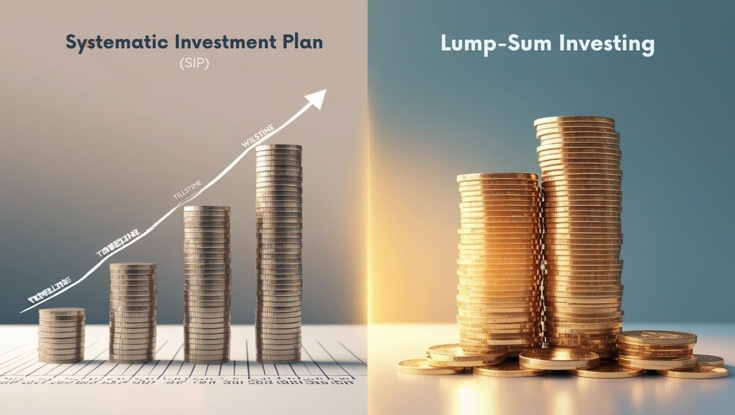 Lump sum vs monthly investing comparison